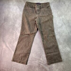 Gloria‎ Vanderbilt Women's Brown Denim Jeans Size 8 Pockets Casual
